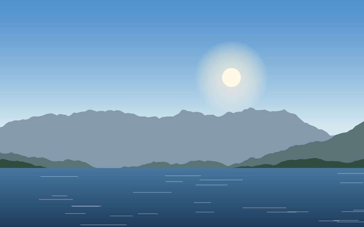 Landschaftsillustration