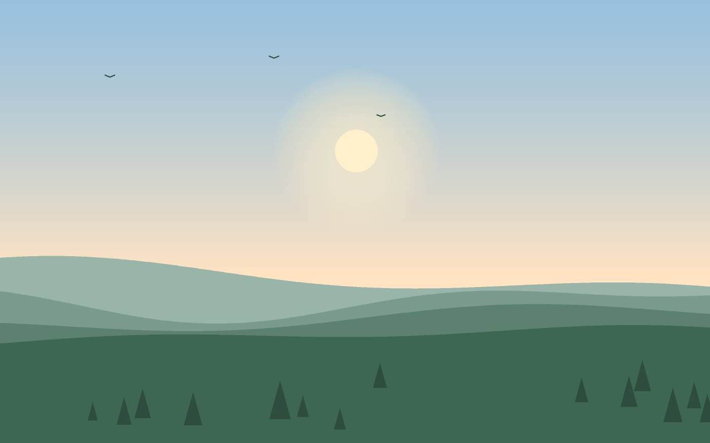 Landschaftsillustration