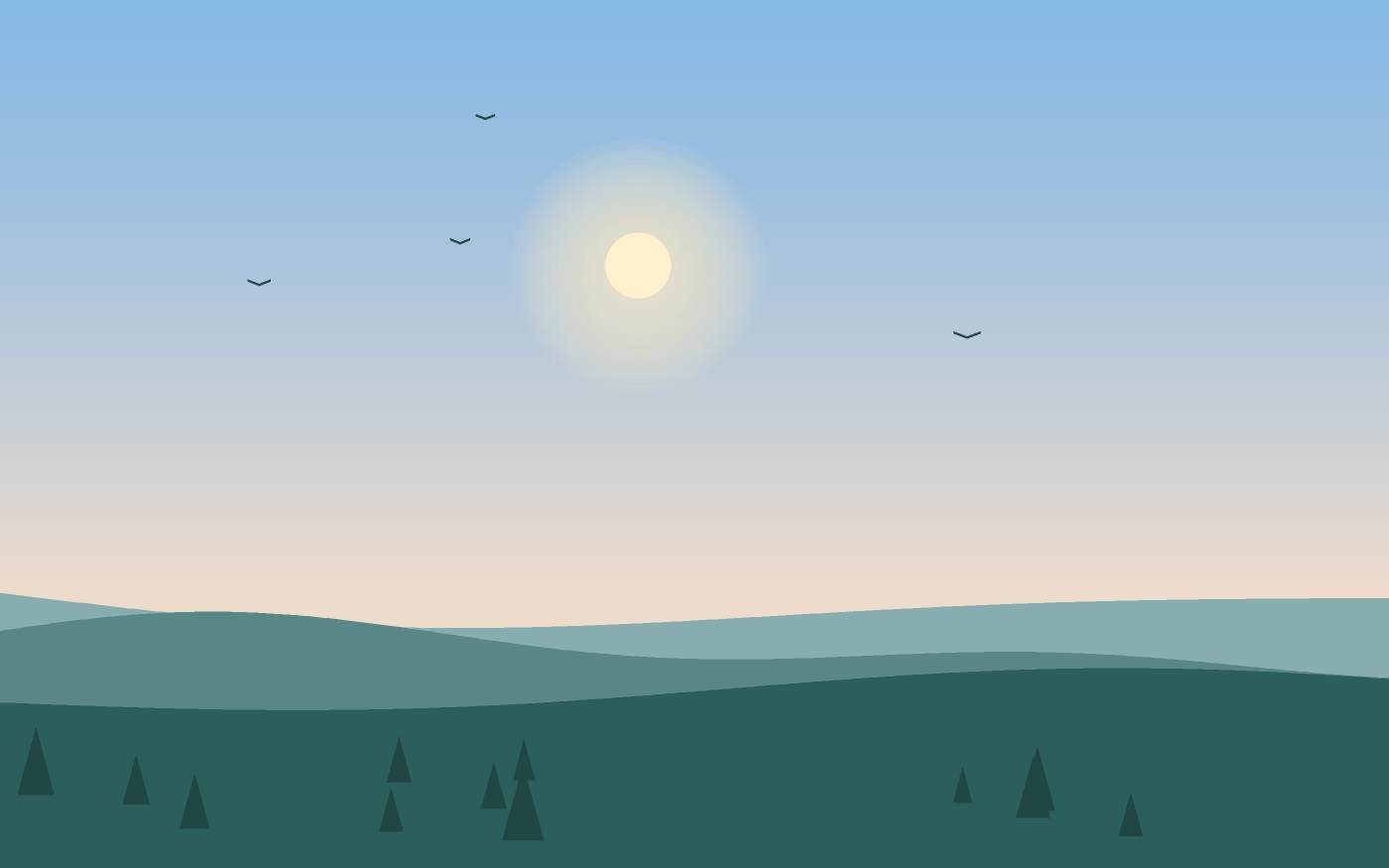 Landschaftsillustration