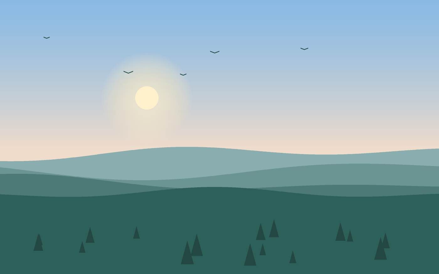 Landschaftsillustration