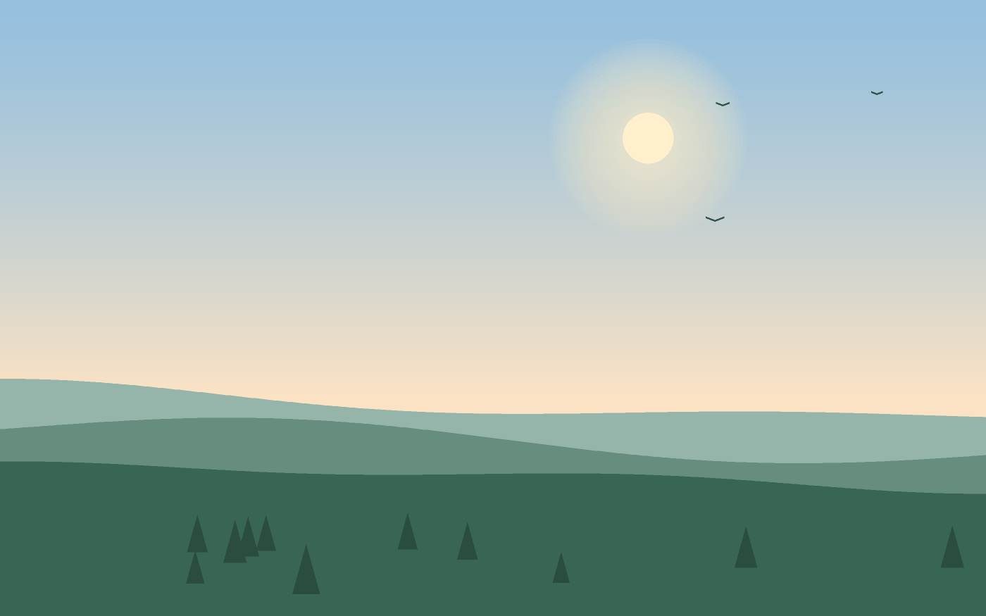 Landschaftsillustration