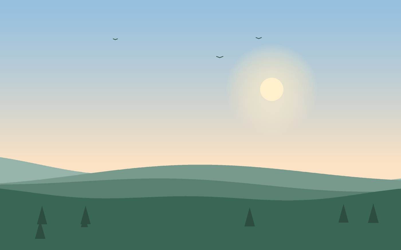 Ilustrace krajiny