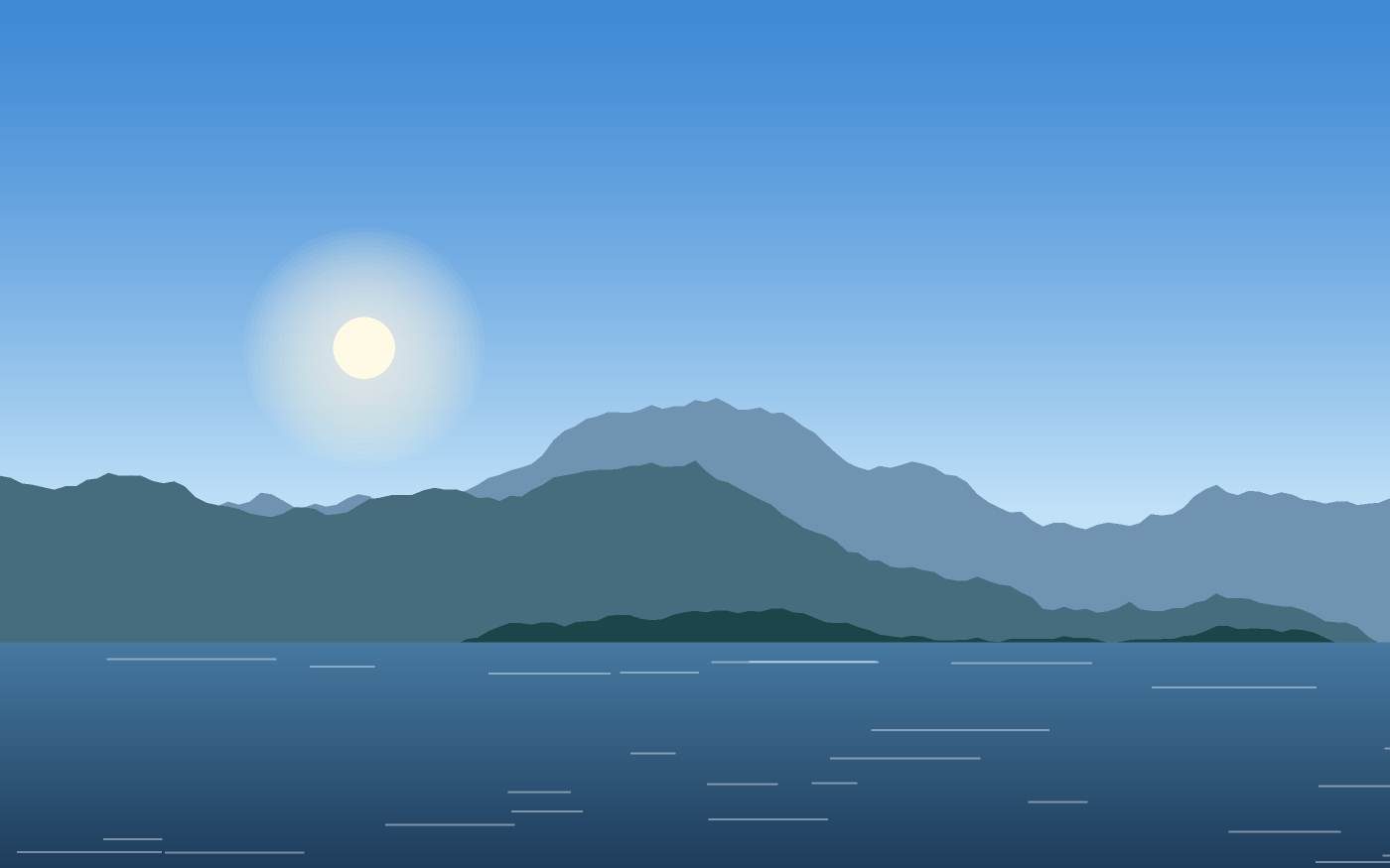 Landschapsillustratie