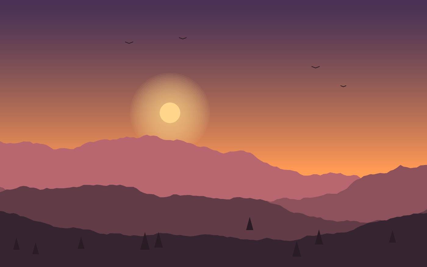 Landskapsillustration